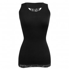 Seamfree Shaping Vest With Lace Detail