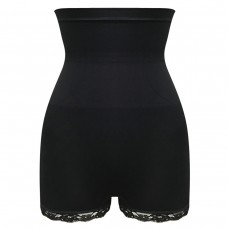 Seamfree Waist Clincher Shorts With Lace Detail